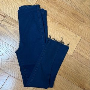 Free People stretch pull on denim leggings